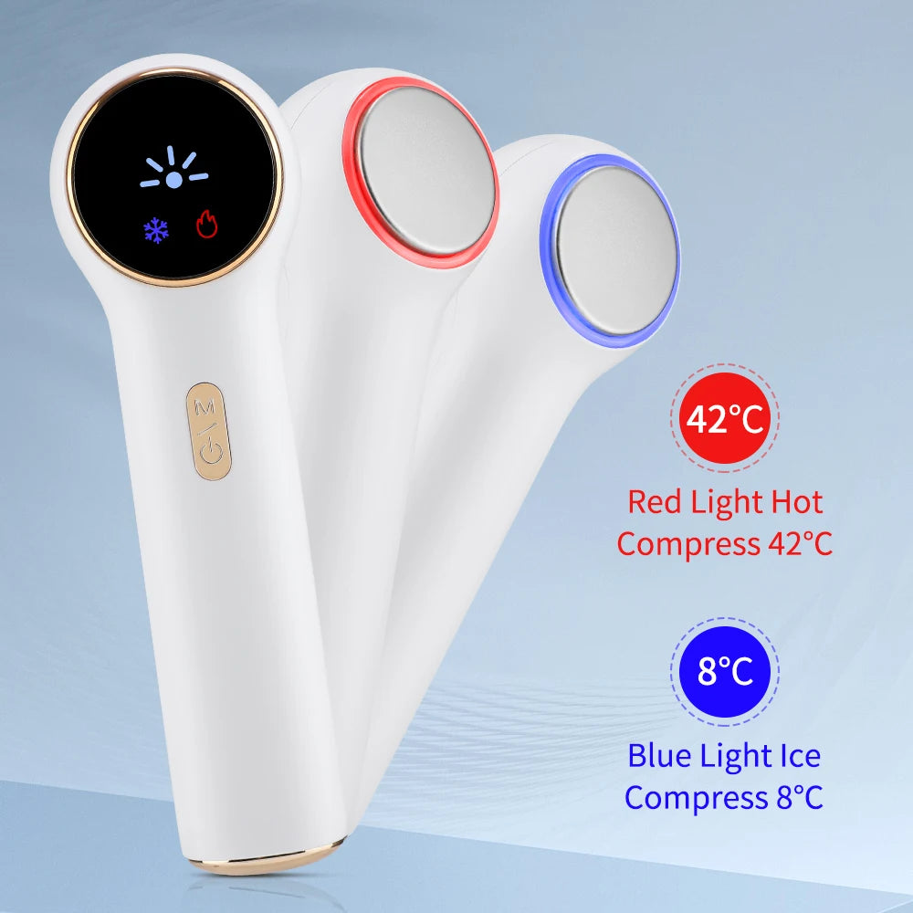 Heat & Cold LED Face Massager