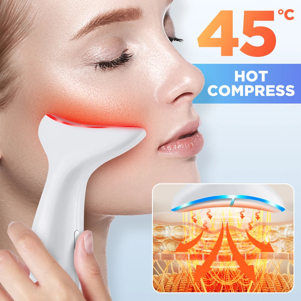 3-in-1 LED Facial & Neck Massager