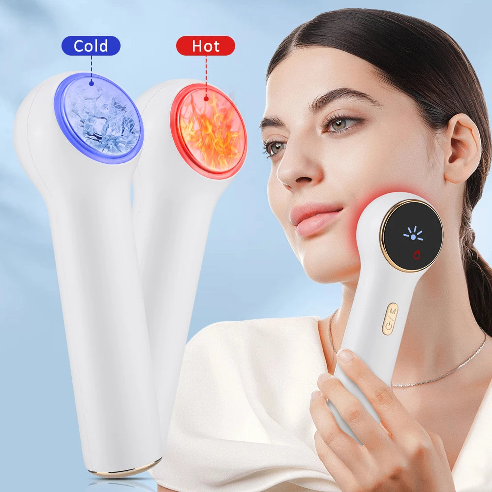 Heat & Cold LED Face Massager