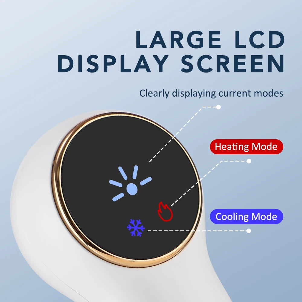 Heat & Cold LED Face Massager
