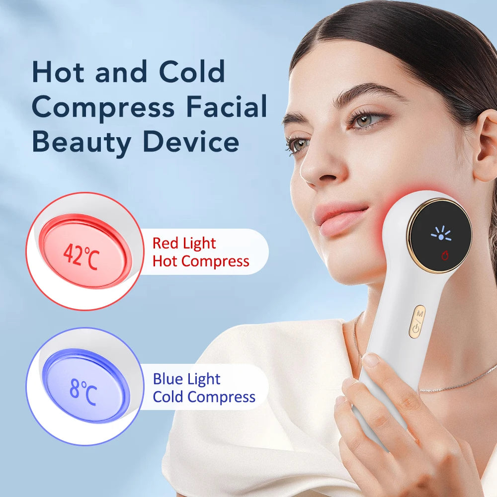 Heat & Cold LED Face Massager