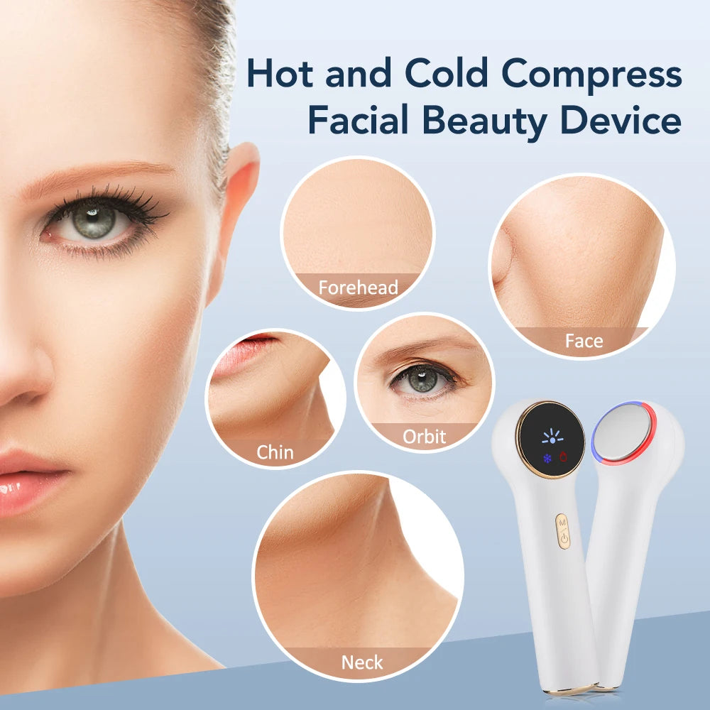Heat & Cold LED Face Massager