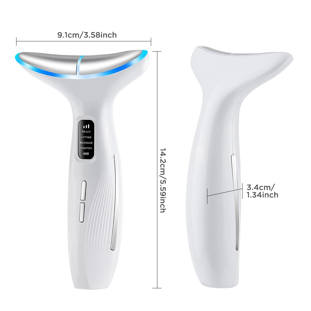 3-in-1 LED Facial & Neck Massager