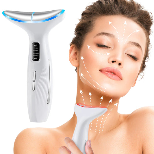 3-in-1 LED Facial & Neck Massager